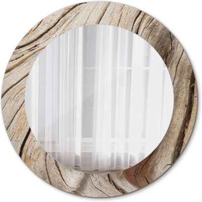 Tulup Piękne Lustro Ścienne Koło Pęknięte drewno 60cm Tulup Piękne Lustro Ścienne Koło Pęknięte drewno 60cm