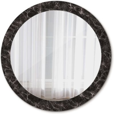 Tulup Piękne Lustro Ścienne Okrągłe Czarny marmur 80cm Tulup Piękne Lustro Ścienne Okrągłe Czarny marmur 80cm