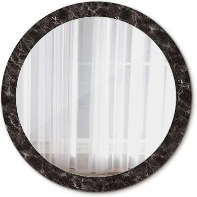 Tulup Piękne Lustro Ścienne Okrągłe Czarny marmur 90cm Tulup Piękne Lustro Ścienne Okrągłe Czarny marmur 90cm