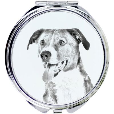 Pinczer austriacki, Austrian pinscher - lusterko kieszonkowe z psem, personalizowane lusterko do torebki, kompaktowe lusterko z nadrukiem marki Art-.. Pinczer austriacki, Austrian pinscher - lusterko kieszonkowe z psem, personalizowane lusterko do torebki, kompaktowe lusterko z nadrukiem marki Art-..
