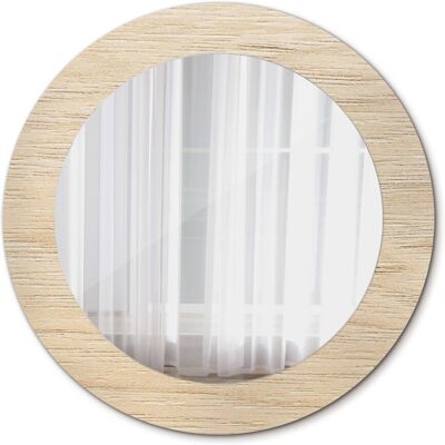 Tulup Ścienne Lustro Łazienkowe Jasne drewno 60cm Tulup Ścienne Lustro Łazienkowe Jasne drewno 60cm