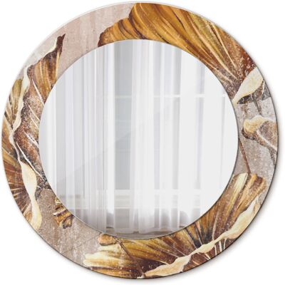 Tulup Ścienne Lustro Rama Glamour Boho liście 50cm Tulup Ścienne Lustro Rama Glamour Boho liście 50cm