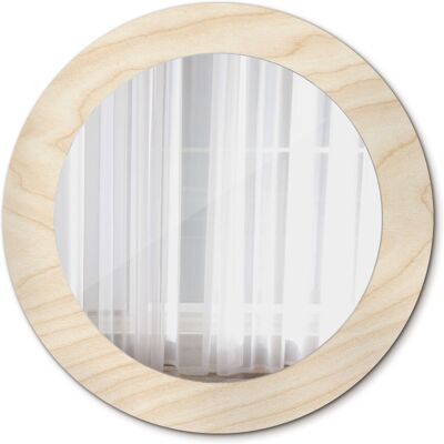Tulup Ścienne Lustro Rama Glamour Drewno jasne 60cm Tulup Ścienne Lustro Rama Glamour Drewno jasne 60cm