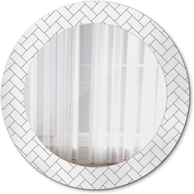 Tulup Ścienne Lustro Rama Glamour Jodełka 60cm Tulup Ścienne Lustro Rama Glamour Jodełka 60cm