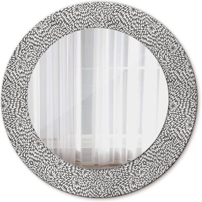 Tulup Ścienne Lustro Rama Glamour Kwiatowy wzór 50cm Tulup Ścienne Lustro Rama Glamour Kwiatowy wzór 50cm