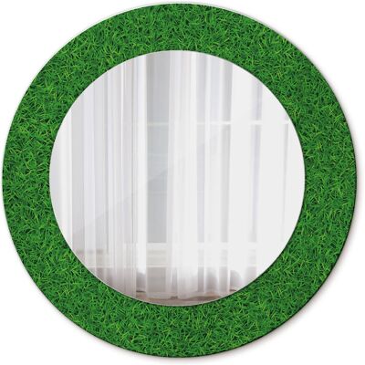 Tulup Ścienne Lustro Rama Glamour Zielona trawa 50cm Tulup Ścienne Lustro Rama Glamour Zielona trawa 50cm