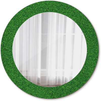 Tulup Ścienne Lustro Rama Glamour Zielona trawa 60cm Tulup Ścienne Lustro Rama Glamour Zielona trawa 60cm