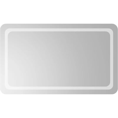 vidaXL 100x60 cm LED lustro do łazienki z montażem na ścianie - Wodoodporny & Nowoczesny vidaXL 100x60 cm LED lustro do łazienki z montażem na ścianie - Wodoodporny & Nowoczesny