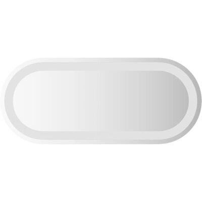 vidaXL Lustro łazienkowe z LED, 60x25 cm, owalne vidaXL Lustro łazienkowe z LED, 60x25 cm, owalne