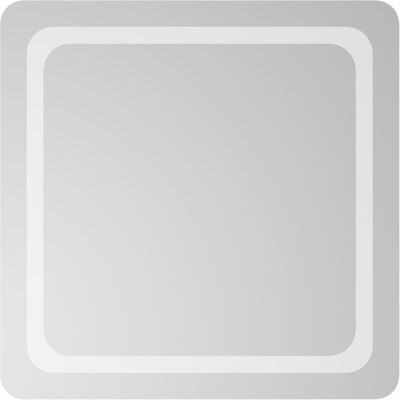 vidaXL Lustro łazienkowe z LED, 60x60 cm vidaXL Lustro łazienkowe z LED, 60x60 cm