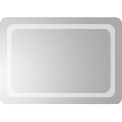 vidaXL Lustro łazienkowe z LED, 70x50 cm vidaXL Lustro łazienkowe z LED, 70x50 cm