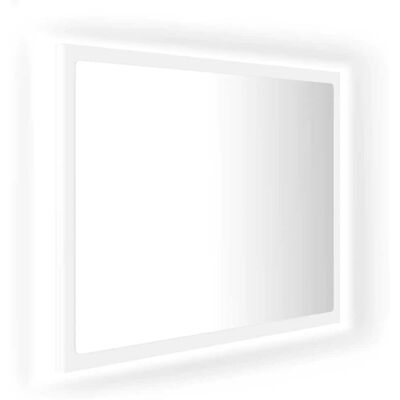 vidaXL LED łazienkowe lustro białe 60x8,5x37 cm akryl - Lustro łazienkowe vidaXL LED łazienkowe lustro białe 60x8,5x37 cm akryl - Lustro łazienkowe