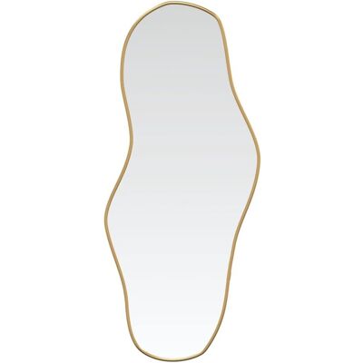 Vidaxl Lustro Ścienne, Złote, 100X45 Cm Vidaxl Lustro Ścienne, Złote, 100X45 Cm