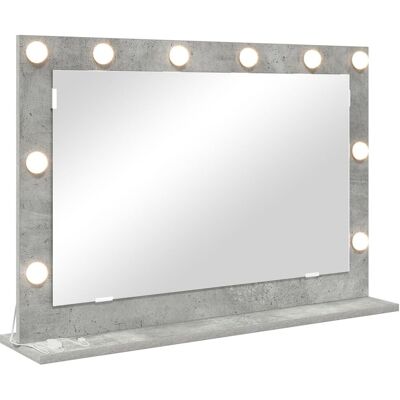 Vidaxl - Lustro łazienkowe Szary beton 80x55x18cm Vidaxl - Lustro łazienkowe Szary beton 80x55x18cm