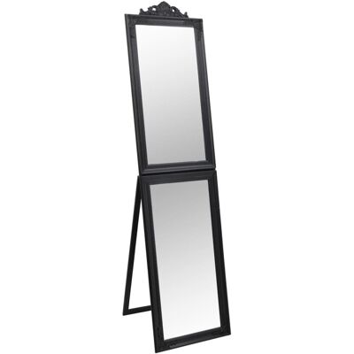 vidaXL Lustro wolnostojące, czarne, 45x180 cm vidaXL Lustro wolnostojące, czarne, 45x180 cm