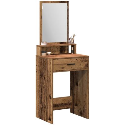 vidaXL Ścienny lustro z drewna recyklingowanego - Styl rustykalny 50x41x140 cm vidaXL Ścienny lustro z drewna recyklingowanego - Styl rustykalny 50x41x140 cm
