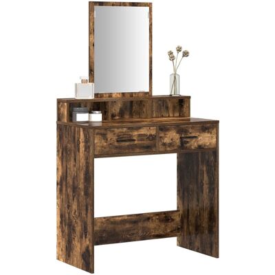 vidaXL Wędzony dąb Drewno inżynieryjne 79 x 41 x 140 cm Lustro vidaXL Wędzony dąb Drewno inżynieryjne 79 x 41 x 140 cm Lustro