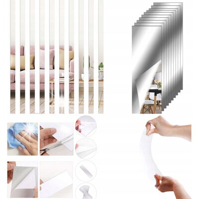 Inny producent Dekoracyjne lustro akrylowe OBLONG 50 cm Inny producent Dekoracyjne lustro akrylowe OBLONG 50 cm