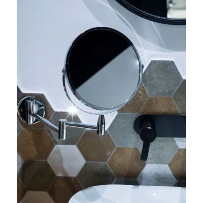 AWD Interior Lusterko Wiszące do Makijażu Okrągłe Srebrne Powiększające Dwustronne AWD Interior Lusterko Wiszące do Makijażu Okrągłe Srebrne Powiększające Dwustronne