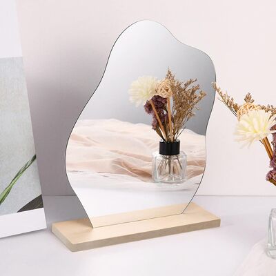 Inny producent Lustro Akrylowe 24.5x19cm Dekoracyjne Bezramowe Nieregularne Estetyczne Inny producent Lustro Akrylowe 24.5x19cm Dekoracyjne Bezramowe Nieregularne Estetyczne