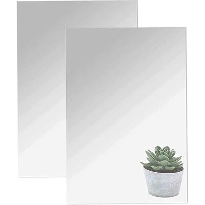 Inny producent Lustro Akrylowe Samoprzylepne Ścienne Do Łazienki Salonu 40x30 Cm 2 Szt Inny producent Lustro Akrylowe Samoprzylepne Ścienne Do Łazienki Salonu 40x30 Cm 2 Szt
