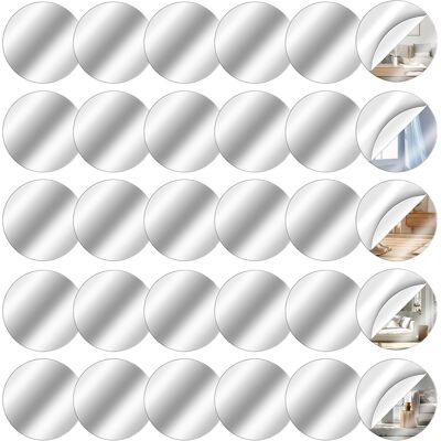 Inny producent Lustro Okrągłe 5x5cm Mozaika Akrylowa Samoprzylepna Elastyczna 30 Sztuk Inny producent Lustro Okrągłe 5x5cm Mozaika Akrylowa Samoprzylepna Elastyczna 30 Sztuk