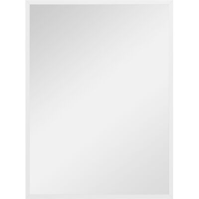 Lustro ścienne HOMCOM 60 x 80cm, prostokątne, do sypialni i łazienki, białe Lustro ścienne HOMCOM 60 x 80cm, prostokątne, do sypialni i łazienki, białe