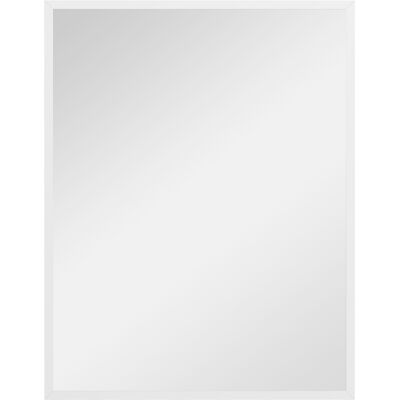 Lustro ścienne HOMCOM 70 x 90cm, prostokątne, do sypialni i łazienki, białe Lustro ścienne HOMCOM 70 x 90cm, prostokątne, do sypialni i łazienki, białe