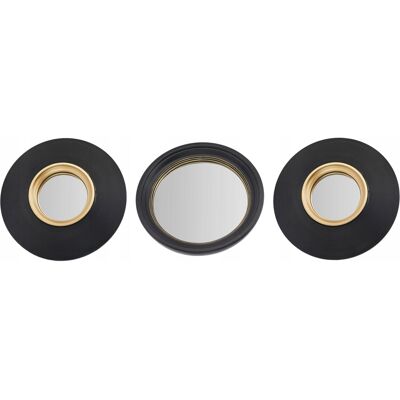 Inny producent Zestaw 3 Luster Okrągłych 25cm Okrągłe Lustra Ozdobne Do Salonu Korytarza Inny producent Zestaw 3 Luster Okrągłych 25cm Okrągłe Lustra Ozdobne Do Salonu Korytarza