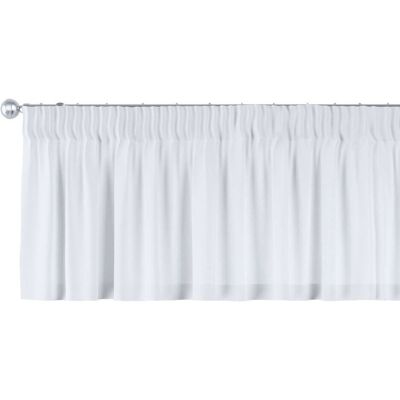 Dekoria Lambrequin - Bawełna, Biały - 260 x 40 cm - Dekoracja okna Dekoria Lambrequin - Bawełna, Biały - 260 x 40 cm - Dekoracja okna