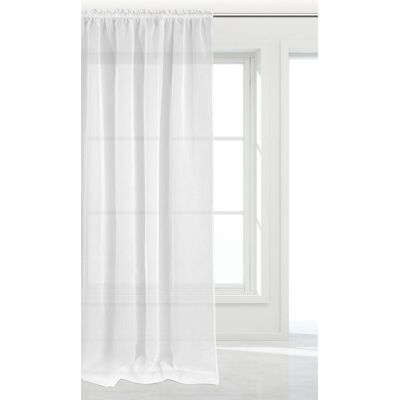 Firana gotowa na taśmie Luna 300x270 cm biała Spod Igły i Nitki Firana gotowa na taśmie Luna 300x270 cm biała Spod Igły i Nitki