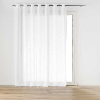 U10 Firana na przelotkach, z efektem lnu, HALTONA, 240 x 240 cm U10 Firana na przelotkach, z efektem lnu, HALTONA, 240 x 240 cm