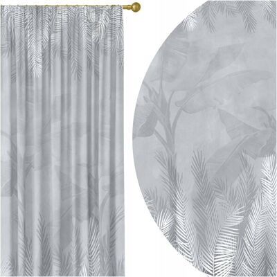 HomeView Gotowe Zasłony Na Żabki Taśmie 140x240 Zasłona Do Salonu Pokoju Szara 176 HomeView Gotowe Zasłony Na Żabki Taśmie 140x240 Zasłona Do Salonu Pokoju Szara 176