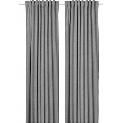 IKEA ROSENMANDEL ZASŁONY ZACIEMNIAJĄCE SZARE 2 SZT IKEA ROSENMANDEL ZASŁONY ZACIEMNIAJĄCE SZARE 2 SZT