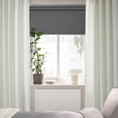 IKEA SANELA Zasłona, 2 szt., kremowy na taśmie, 140x300 cm Aksamit IKEA SANELA Zasłona, 2 szt., kremowy na taśmie, 140x300 cm Aksamit
