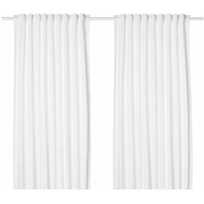 IKEA TIBAST ZASŁONA BIAŁY 145X300 2SZT IKEA TIBAST ZASŁONA BIAŁY 145X300 2SZT