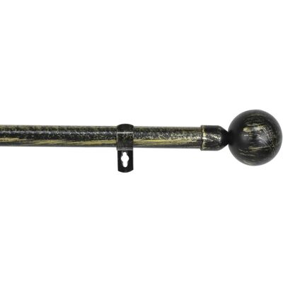 Inny producent Karnisz do Zasłon Ozdobny Pojedynczy Metalowy Regulowany 70-120 cm Czarny Inny producent Karnisz do Zasłon Ozdobny Pojedynczy Metalowy Regulowany 70-120 cm Czarny