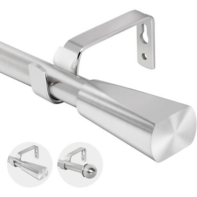 Inny producent Karnisz Drążek Pojedynczy Regulowany Metalowy Srebrny 210-310 cm Inny producent Karnisz Drążek Pojedynczy Regulowany Metalowy Srebrny 210-310 cm