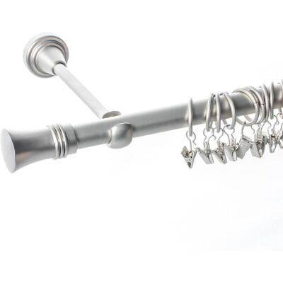Alex - Karnisz chrom matowy 200 cm - Curtain Rod Alex - Karnisz chrom matowy 200 cm - Curtain Rod
