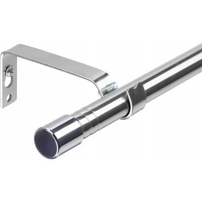 inna (Inny) Karnisz pojedynczy na firanki zasłony drążek 76- 198 cm srebrny metalowy inna (Inny) Karnisz pojedynczy na firanki zasłony drążek 76- 198 cm srebrny metalowy