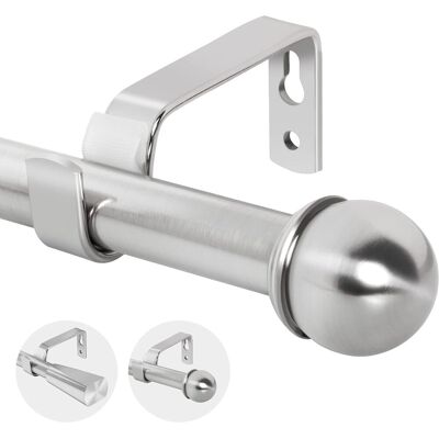 Inny producent Karnisz Pojedynczy Regulowany Drążek do Zasłon Metalowy 210-310 cm Srebrny Inny producent Karnisz Pojedynczy Regulowany Drążek do Zasłon Metalowy 210-310 cm Srebrny