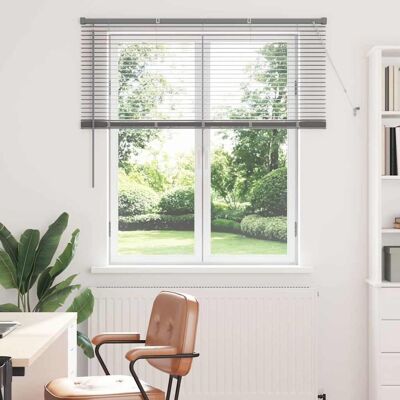 vidaXL Roleta Okienna Z Zasłonami Srebrny 130 X 130 Cm Al vidaXL Roleta Okienna Z Zasłonami Srebrny 130 X 130 Cm Al