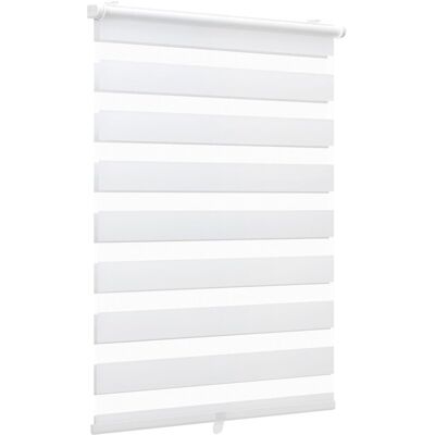 Sekey Podwójna roleta na zaciski Klemmfix biała biały 100S x 150W cm Sekey Podwójna roleta na zaciski Klemmfix biała biały 100S x 150W cm
