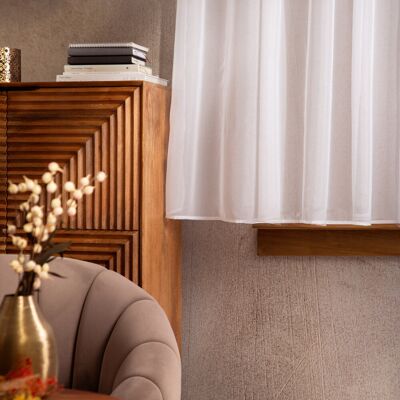 HOMLA Firanka na kółkach B2 ESSENTIALS SWISS VOAL RINGS biała 300x250 cm HOMLA Firanka na kółkach B2 ESSENTIALS SWISS VOAL RINGS biała 300x250 cm