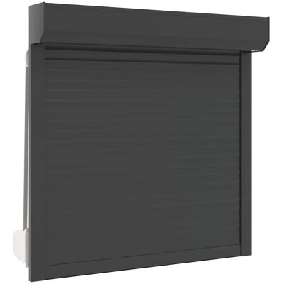 vidaXL Roleta Antracyt 100 x 100 cm Aluminium i poliuretan vidaXL Roleta Antracyt 100 x 100 cm Aluminium i poliuretan
