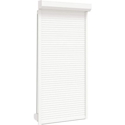vidaXL Roleta Biały 100 x 210 cm Aluminium i poliuretan vidaXL Roleta Biały 100 x 210 cm Aluminium i poliuretan