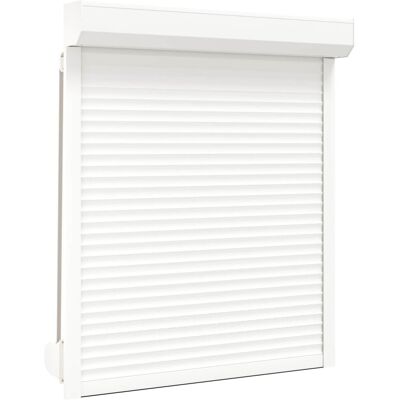 vidaXL Roleta Biały 110 x 130 cm Aluminium i poliuretan vidaXL Roleta Biały 110 x 130 cm Aluminium i poliuretan