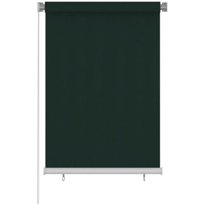 vidaXL Roleta zewnętrzna, 100x140 cm, ciemnozielona, HDPE vidaXL Roleta zewnętrzna, 100x140 cm, ciemnozielona, HDPE