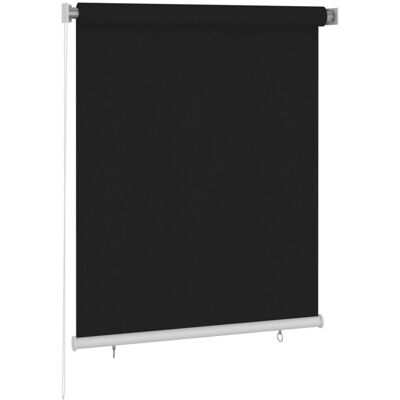 vidaXL Roleta zewnętrzna, 120x140 cm, czarna vidaXL Roleta zewnętrzna, 120x140 cm, czarna