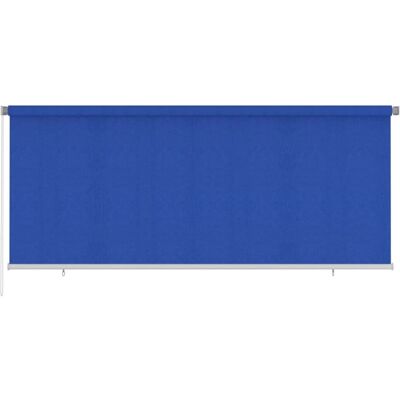 vidaXL Roleta zewnętrzna, 350x140 cm, niebieska, HDPE vidaXL Roleta zewnętrzna, 350x140 cm, niebieska, HDPE